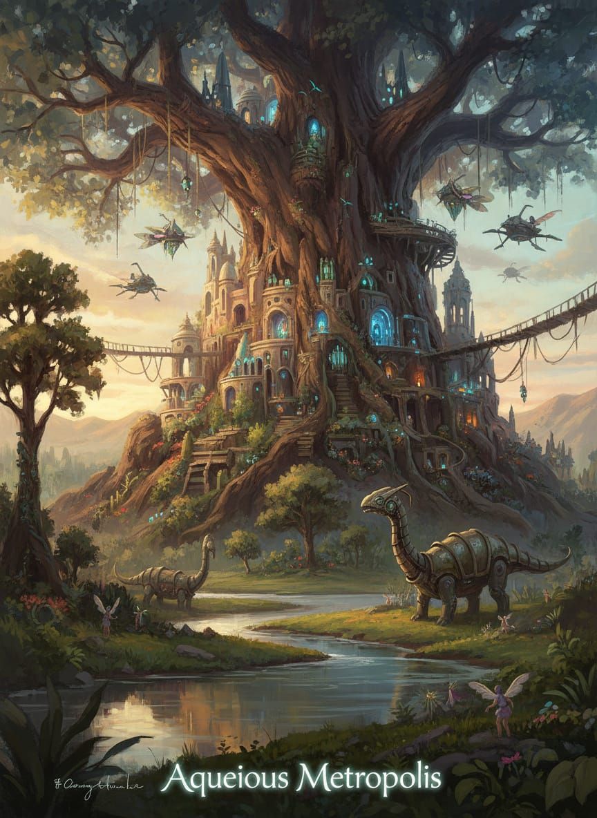 Fantasy Art Inspired by James Gurney and Larry Elmore