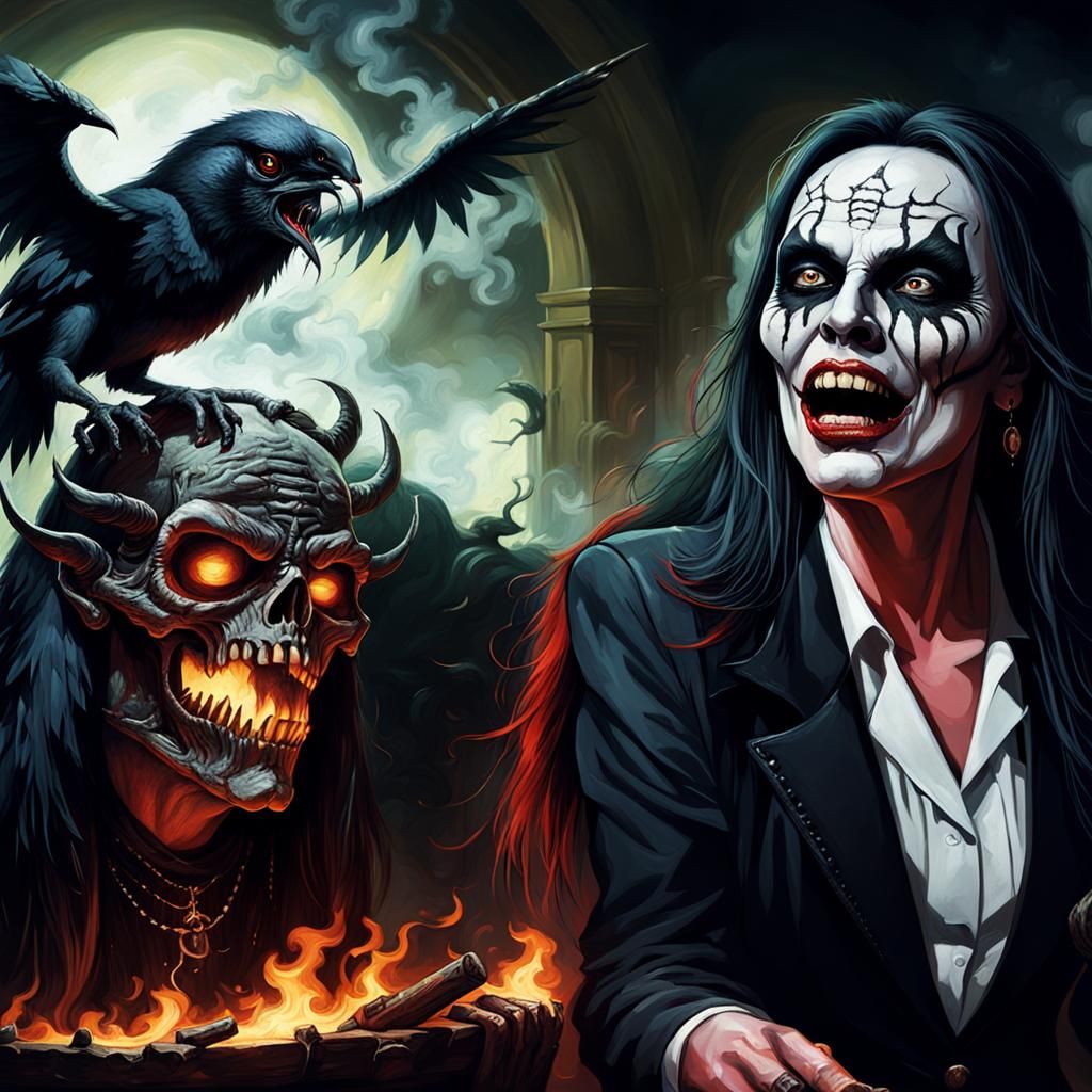 Smoking Hot Momma Emerges from the Cradle of Filth.