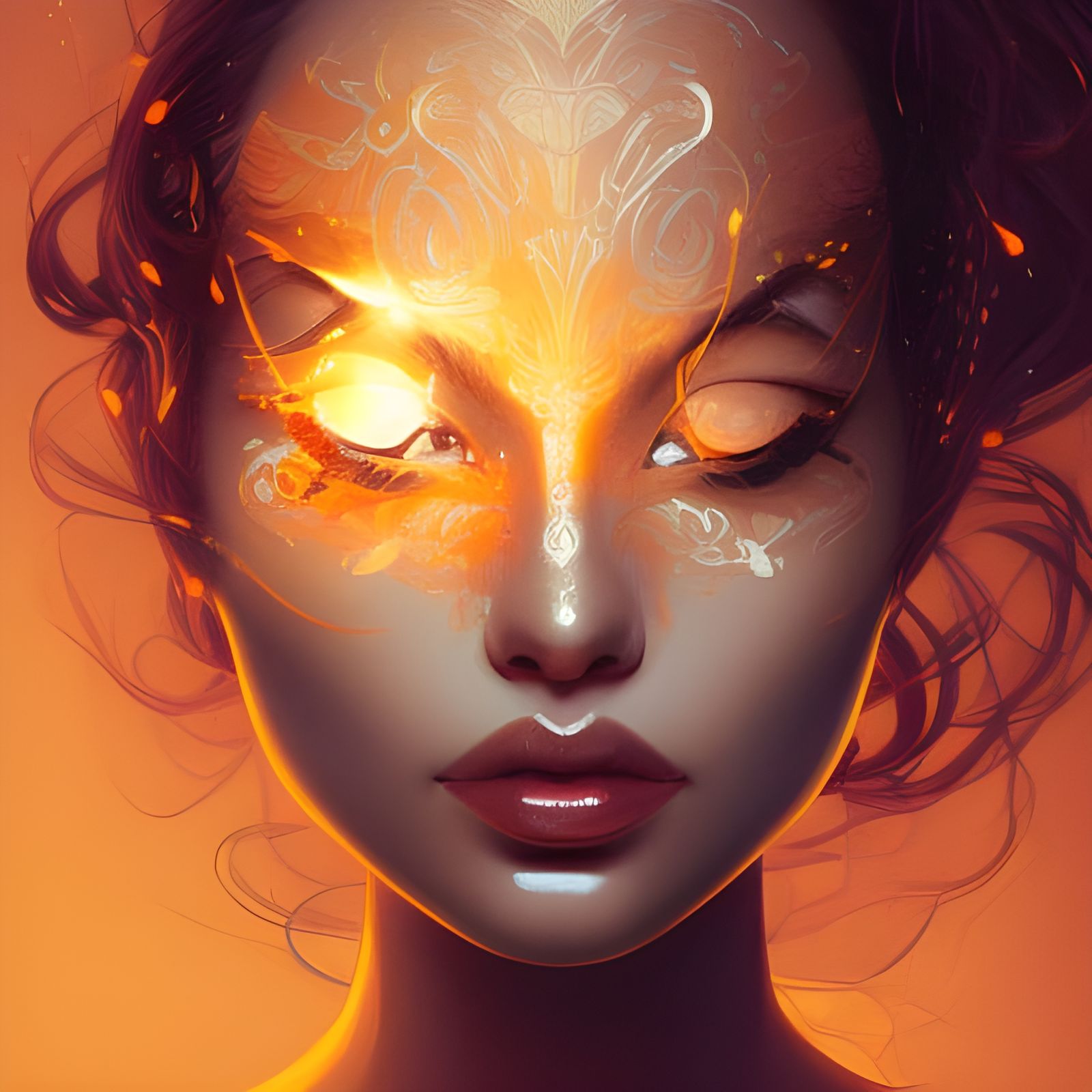 Masquerade ball, fire, ice