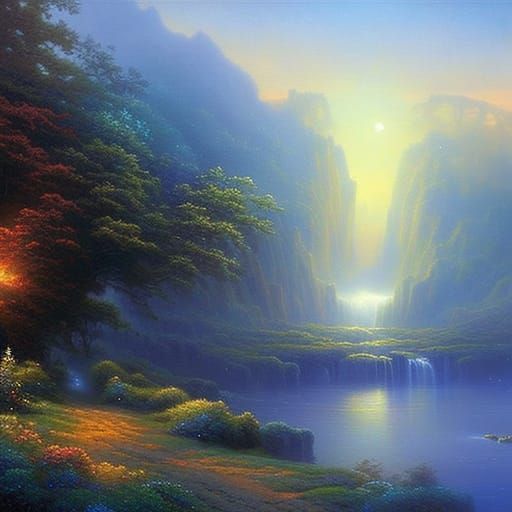 Ethereal Stargate to a Hyperdetailed Fantasy World