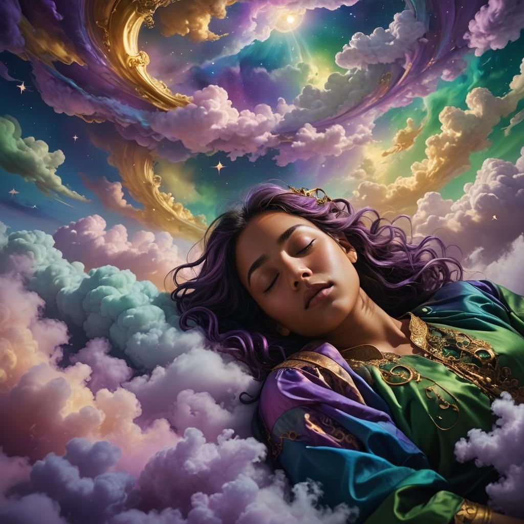 Dreamer's Vibrant Hallucinations: Fantasy Concept Art