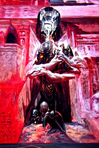Osiris: A Dark Promethean World in Horror Art Style