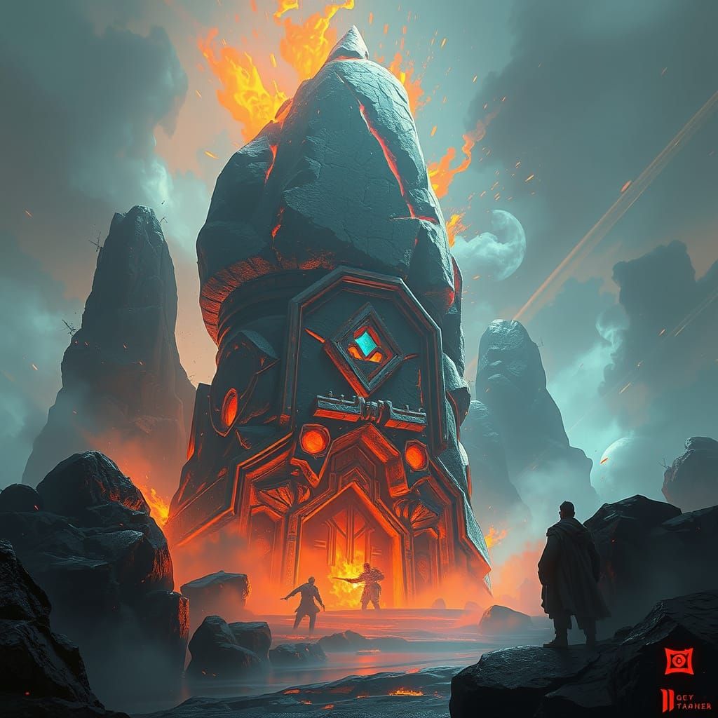 Stone of Monition Concept Art in Unreal Engine 5