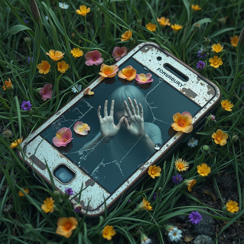 Nature's Reclamation of a Forgotten Phone