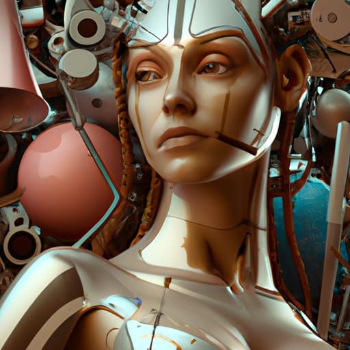 Birth of Venus in Robot Style