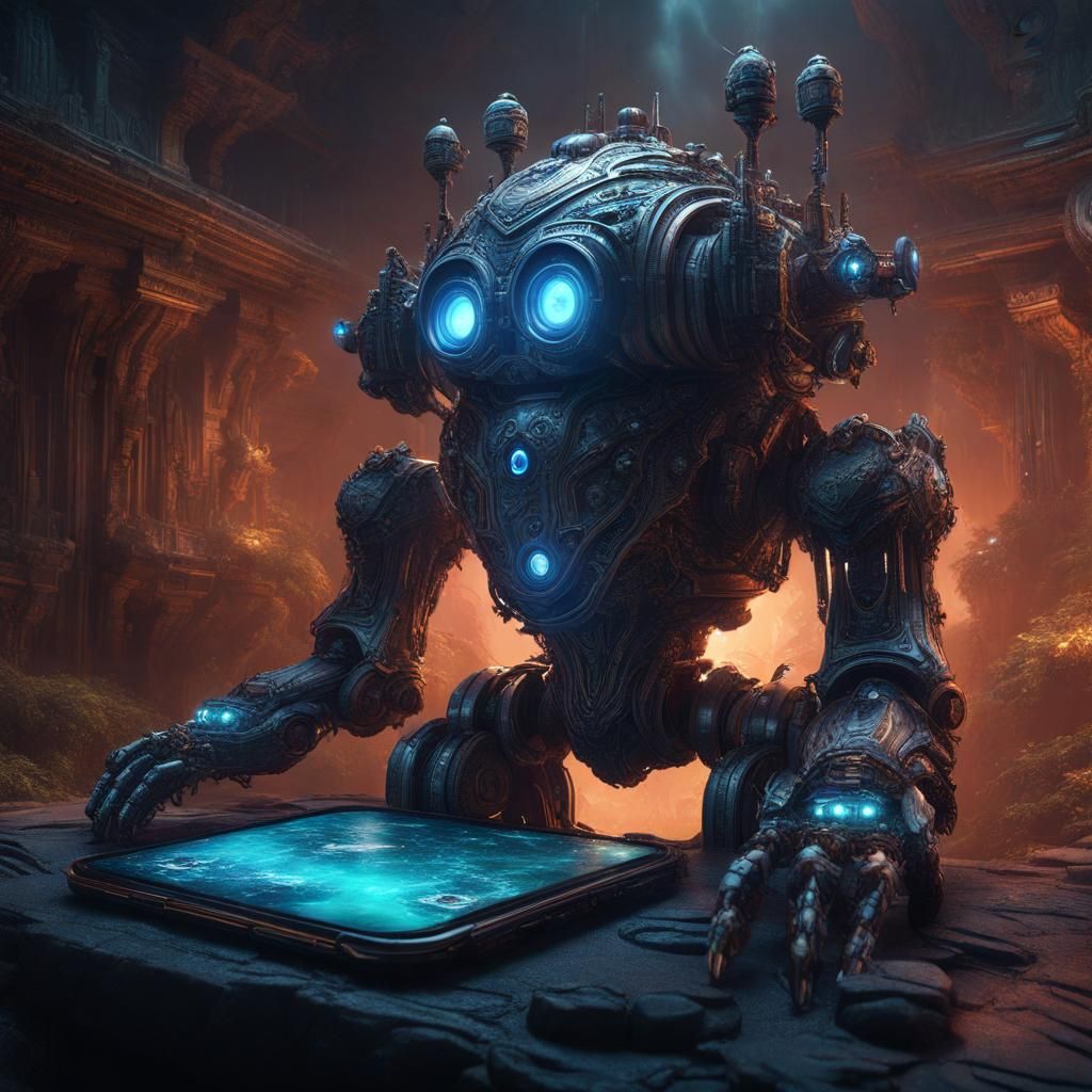 Fantastical Multichannel Chatbot Concept Art