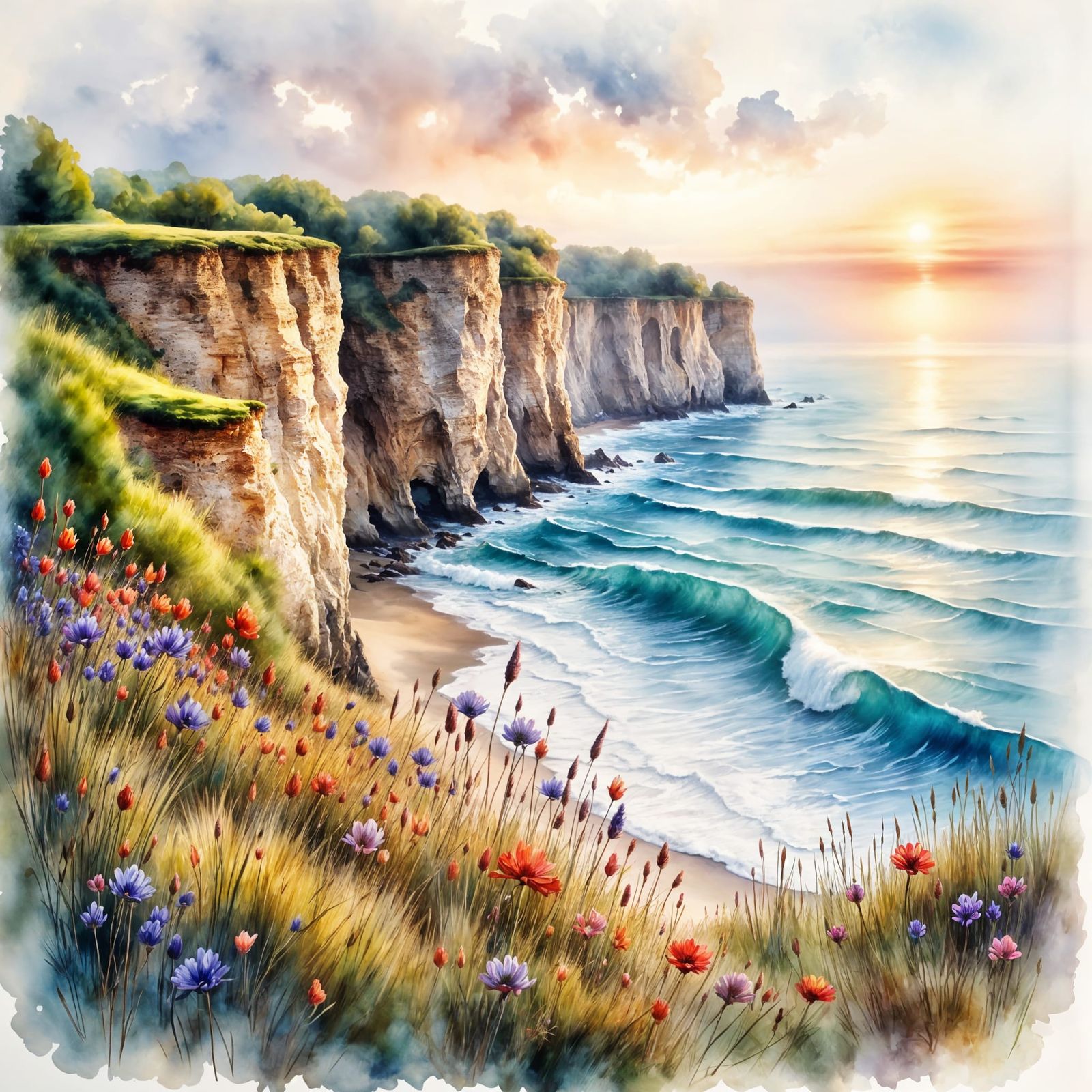 Ethereal Great Ocean Road Landscape