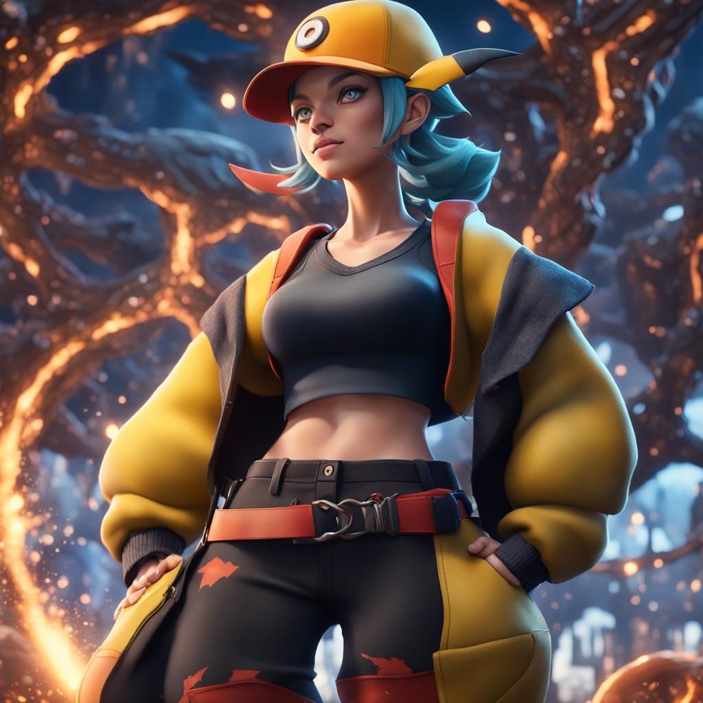 Fantasy Pokemon Trainer Concept Art