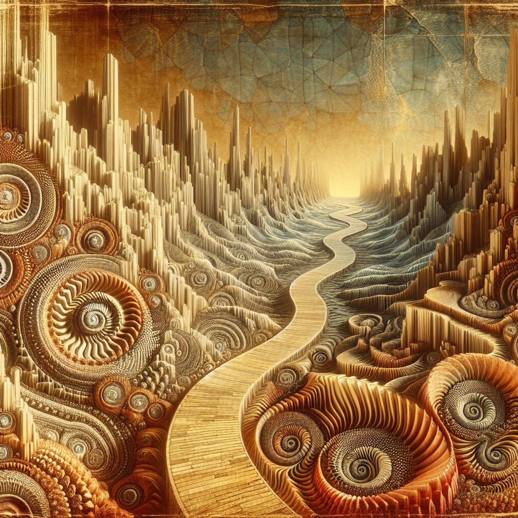 Gel Wave Landmark with Geometric Details