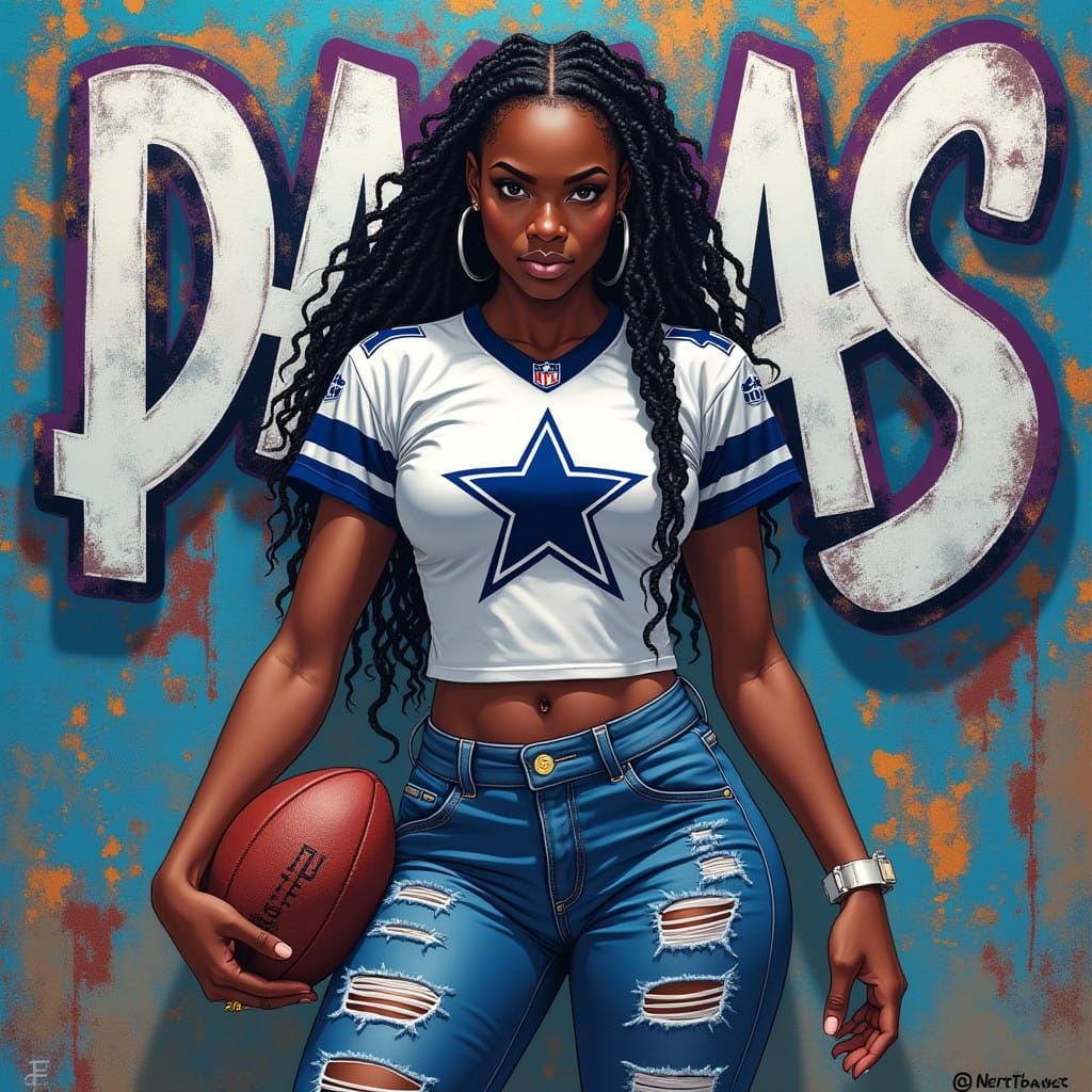 Empowered Goddess of Dallas Cowboys Football