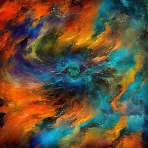 Emotive Figure on Bridge in Surrealist Style