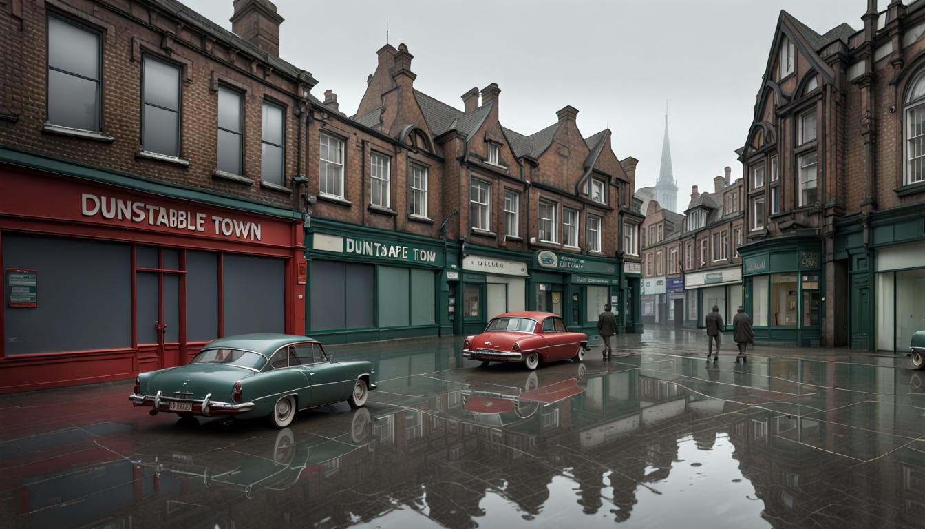 Dystopian Dunstable: Abandoned Townscape in 2050