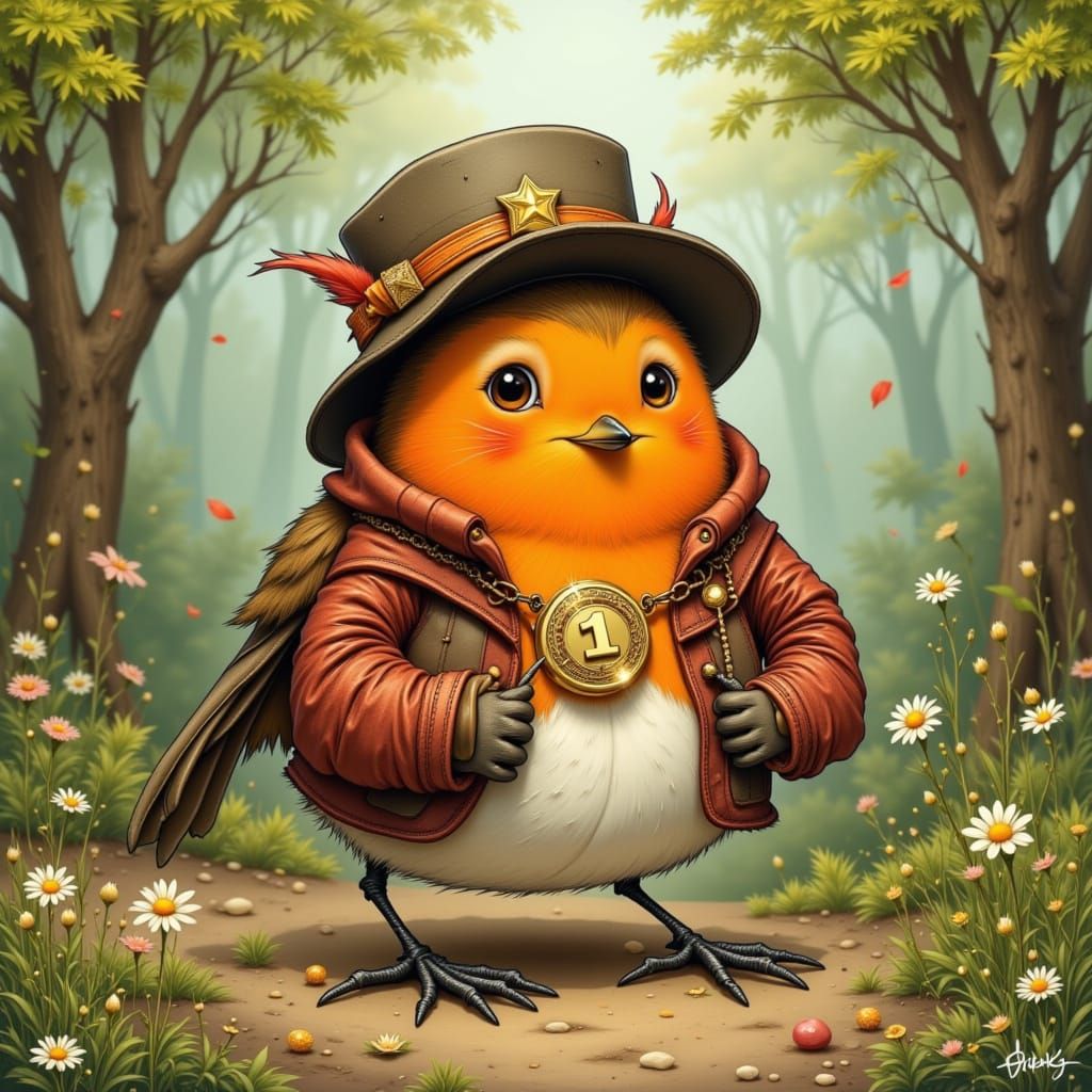 Robin Red Breast Wins, Loish, Lee, Gurney Styles