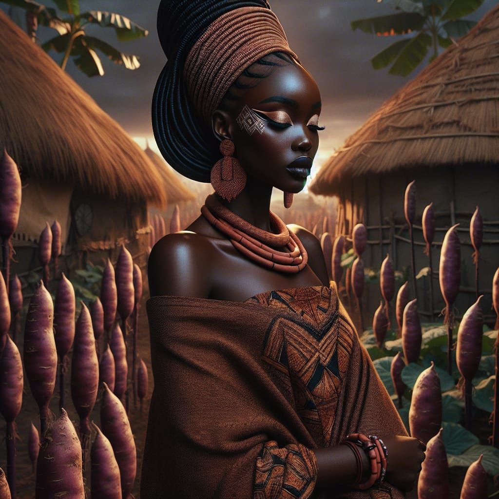 Igbo Goddess of Yams: A Dark Fantasy Masterpiece