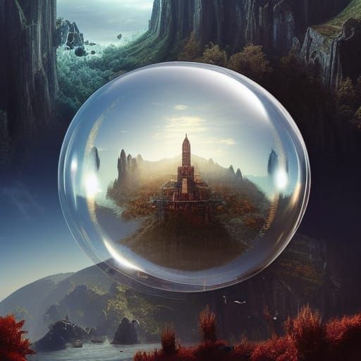 Dream in a Bubble: Epic Digital Matte Painting