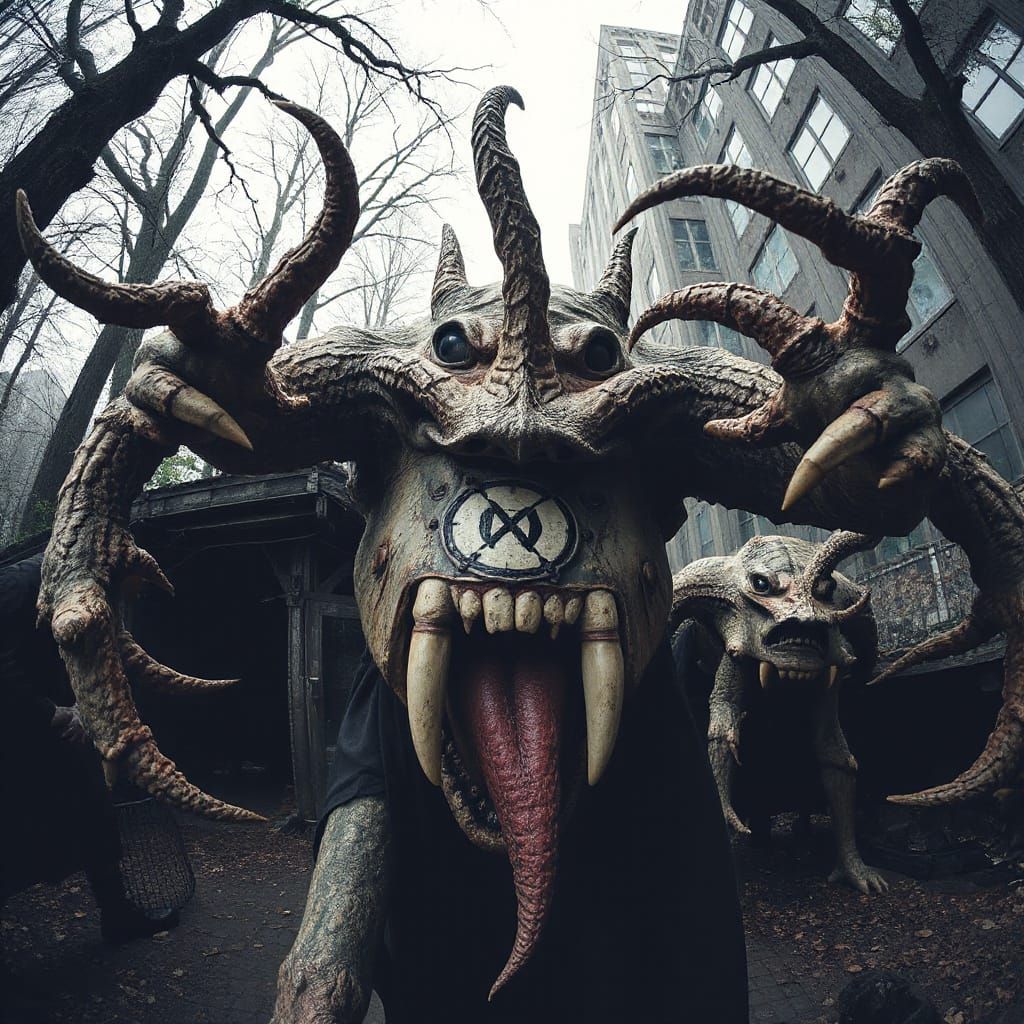 AI Generated Image of the Word Gnarly