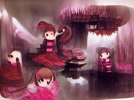 Ominous Fairytale Illustration Concept Art