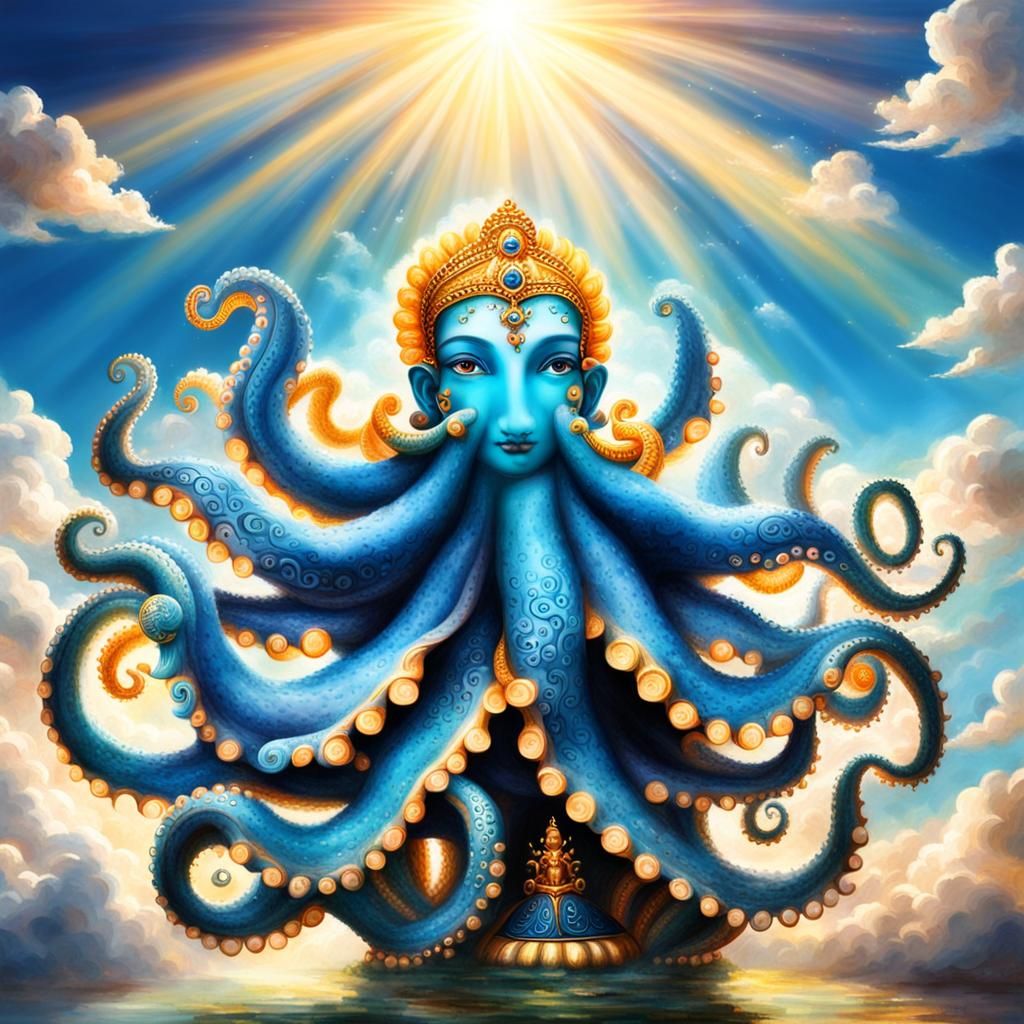 Krishna as Octopus in Divine Sunshine