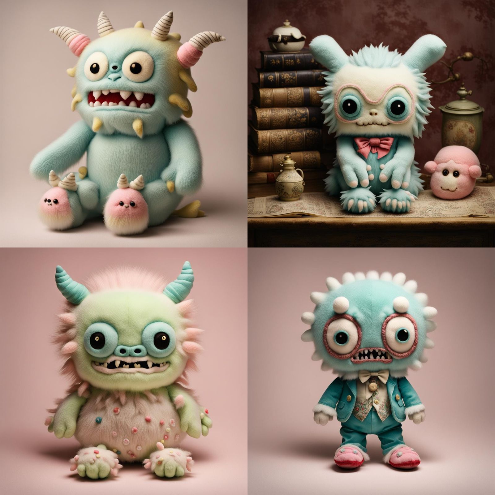Sanrio Monster Plush in Pop Surrealist Style