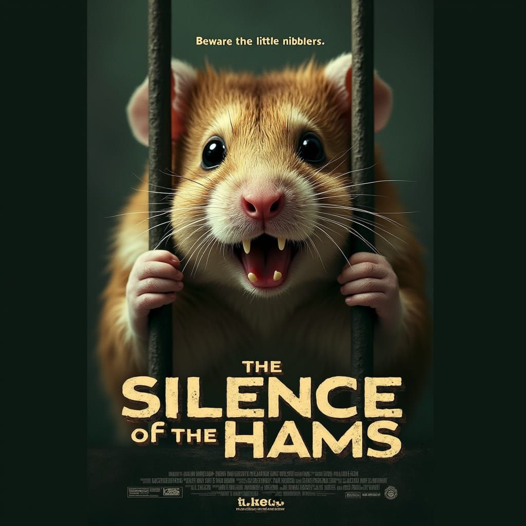 Hamster Horror: A Dark Comedy Parody Poster