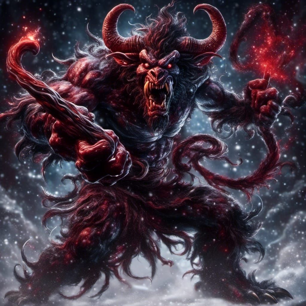 Demonic Boxing Teenage Mutant Ninja Krampus