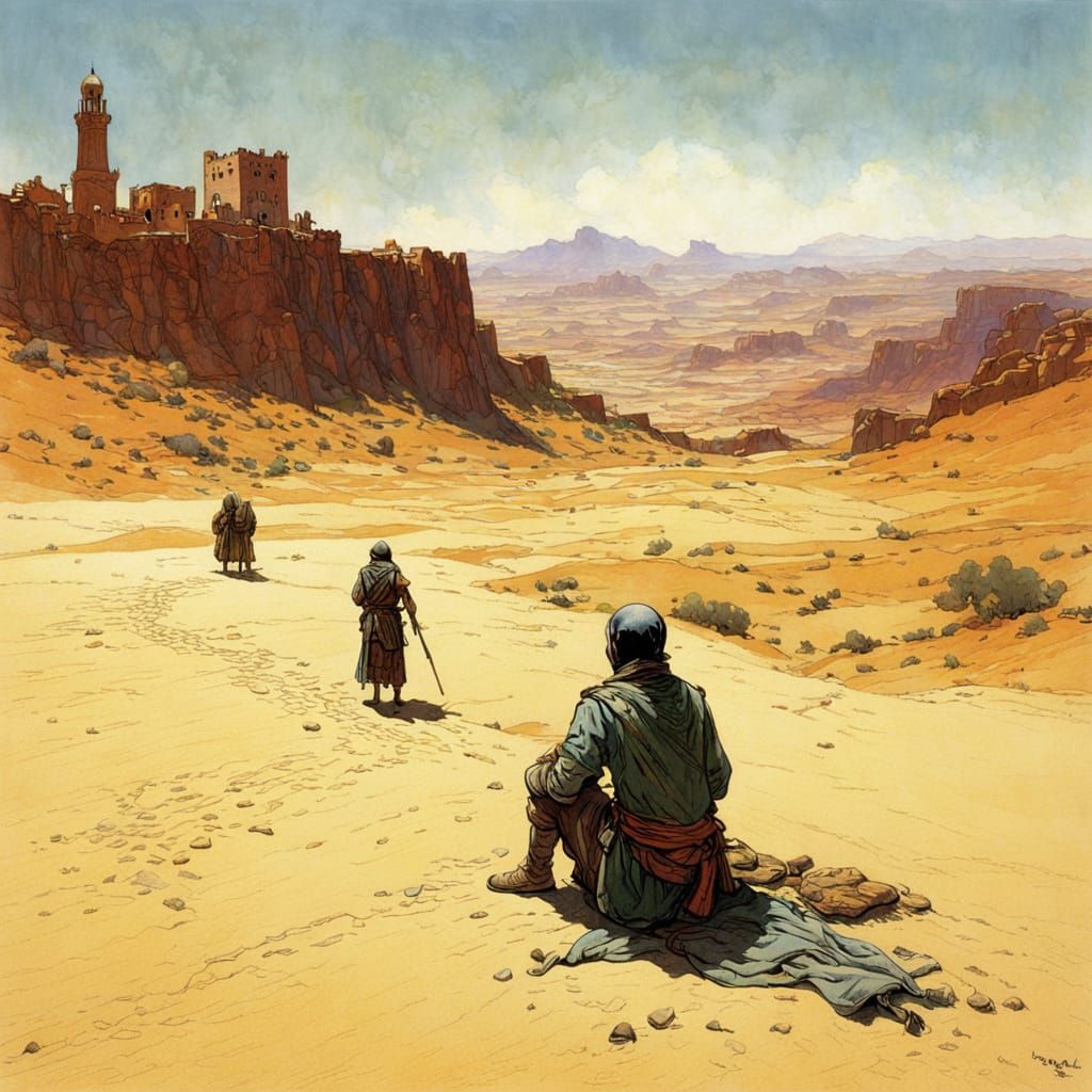 Ancient Lost City Emerges from Desert Sands