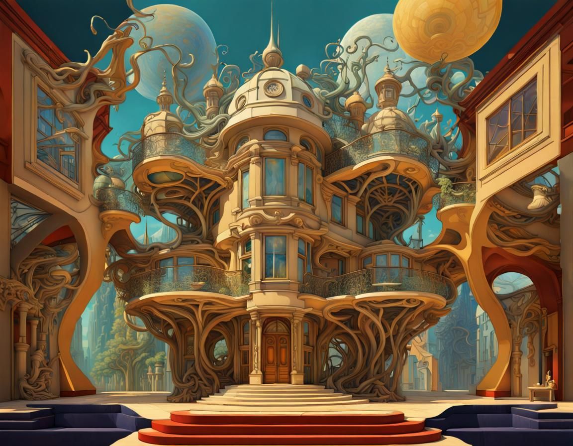 Complex Abstract Home Architecture