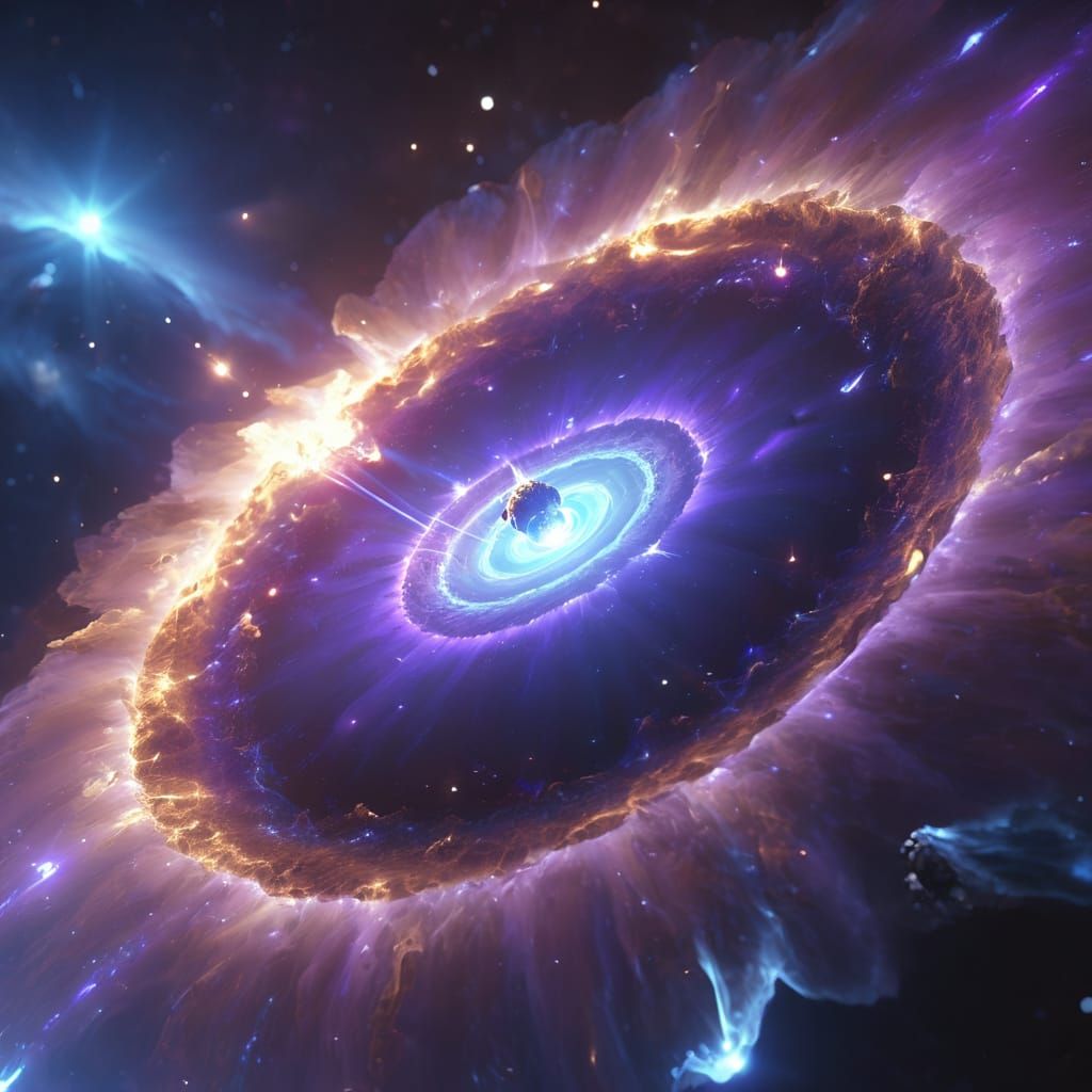 Neutron Star Birth in Cosmic Nebula