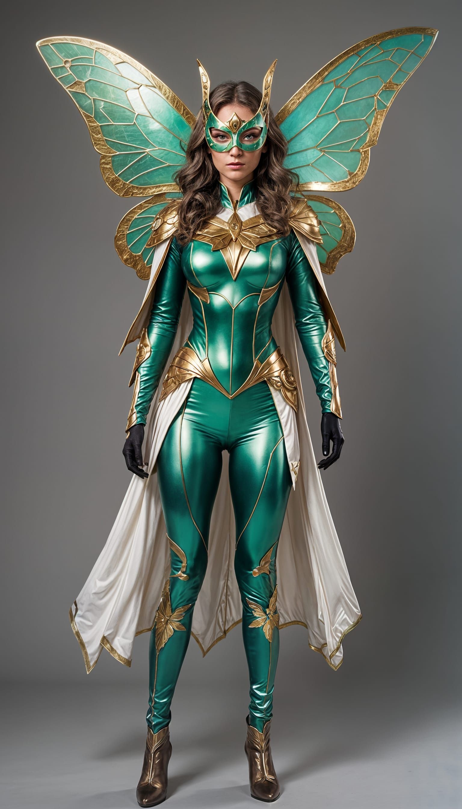 Butterfly Superheroine in Award-Winning Photograph