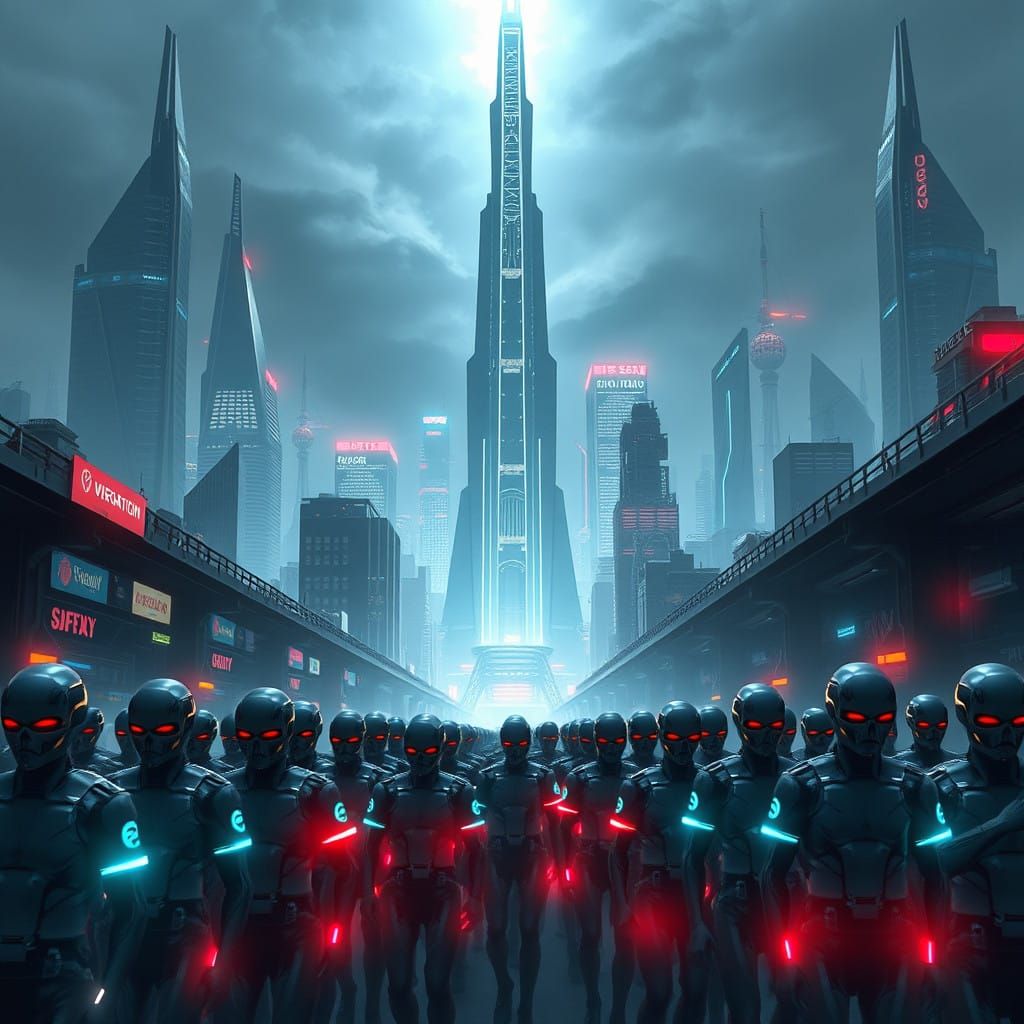 Dystopian Metropolis under Mind Control