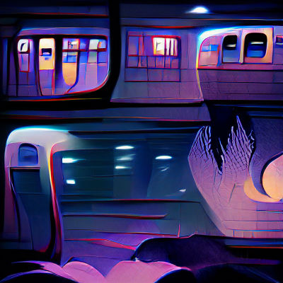 Midnight Train on a Dark Track