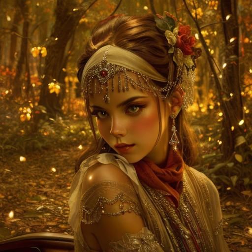 Art Deco Portrait in Style of Rolf Armstrong