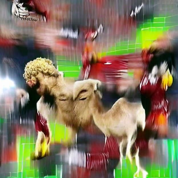 Mohamed Salah Soccer Star in Digital Art