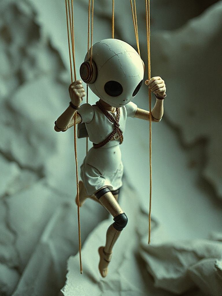 Surreal Marionette Mastermind Unveiled in Cinematic Sci-Fi