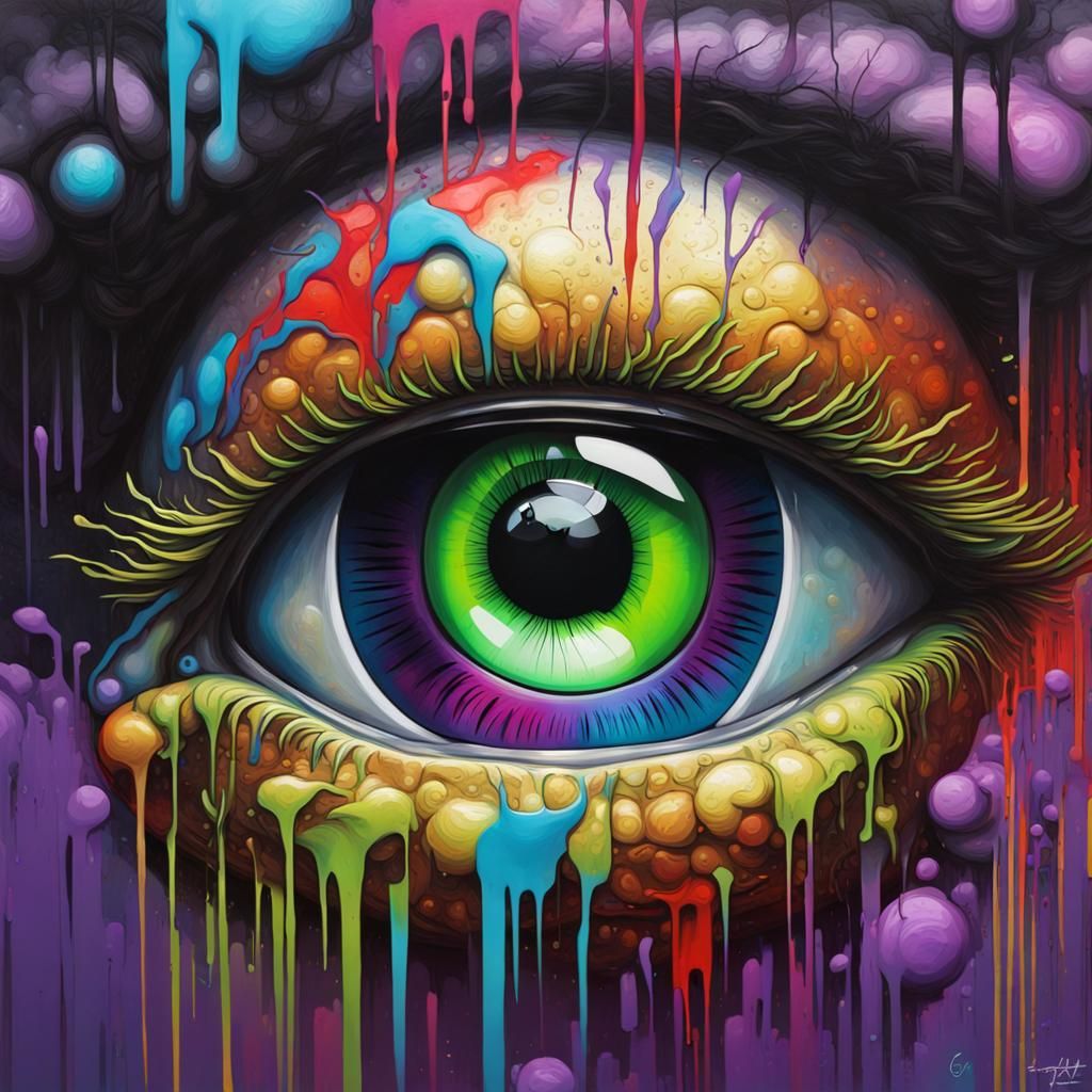 Neon eye