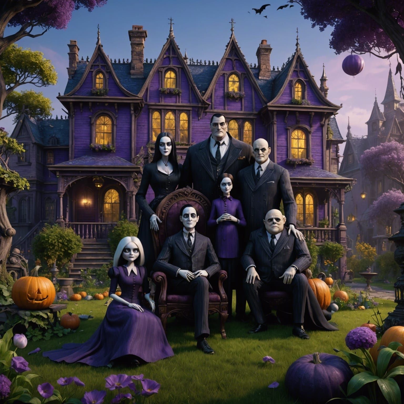 The Addams Family: Dark Fantasy Concept Art
