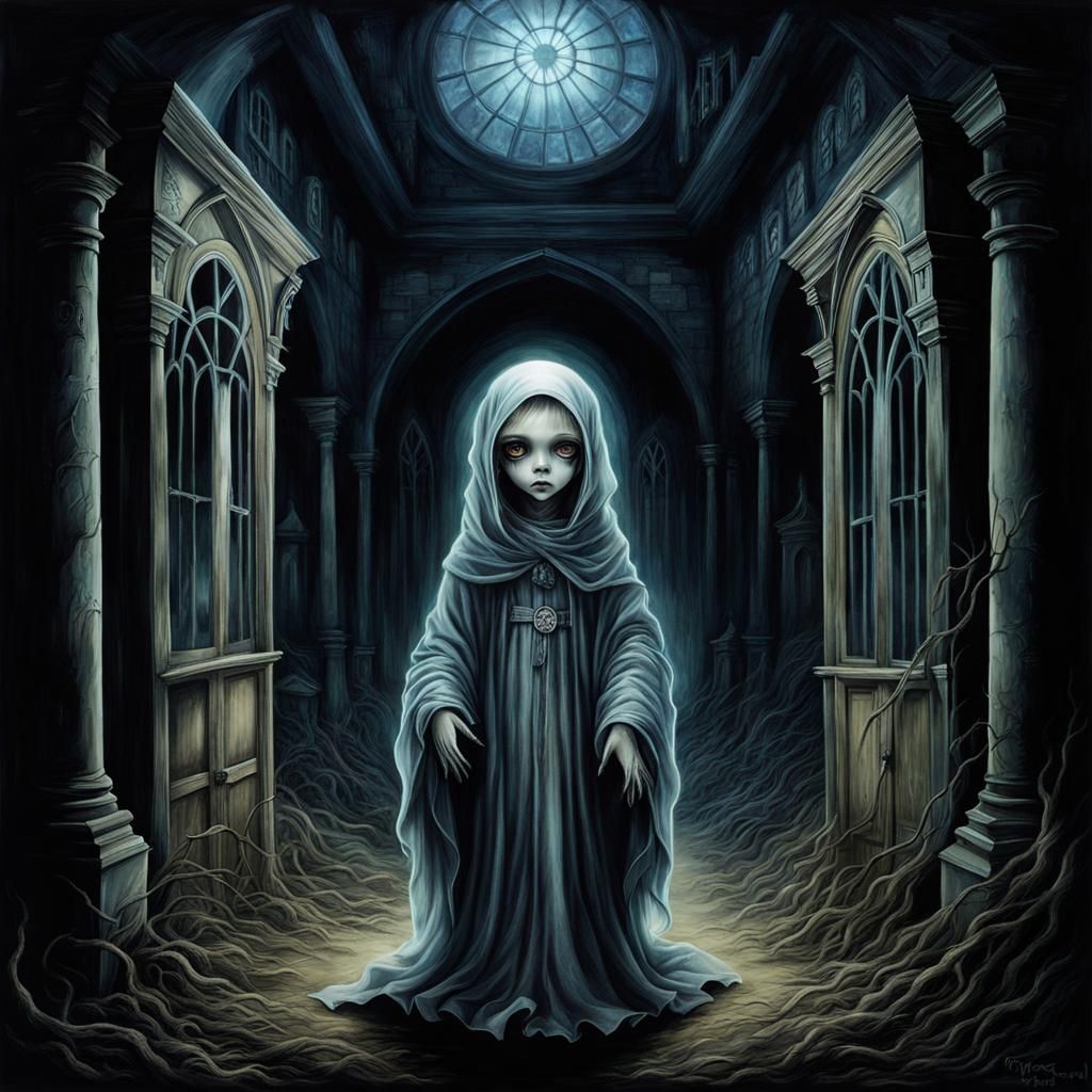 Ghost Child in an Asylum