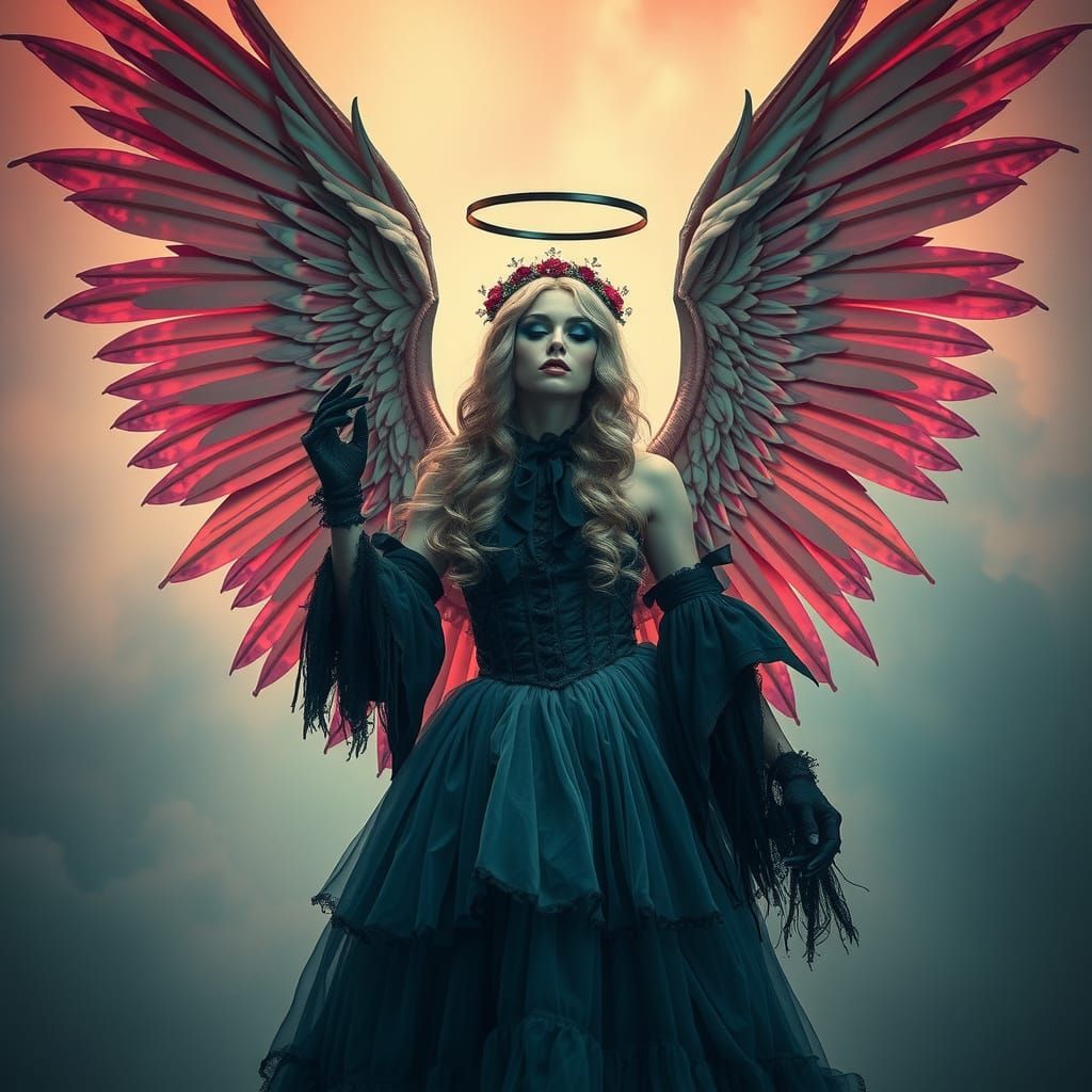Fallen Angel Photo in Fashion Photography Style