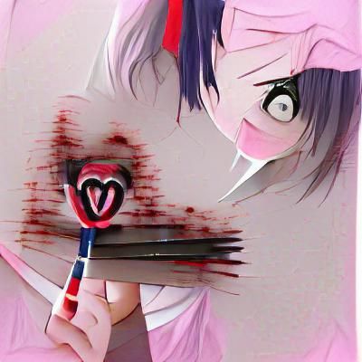 Yandere Character Illustration