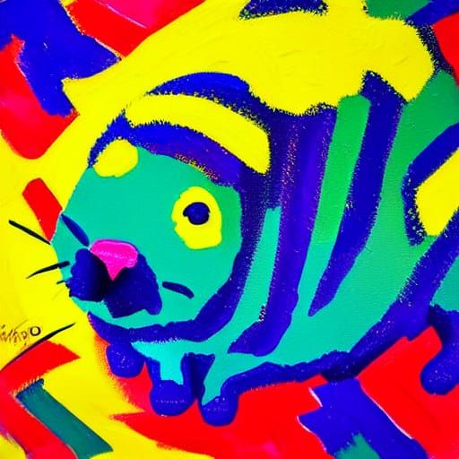 Henri Matisse style,🐹 hamster