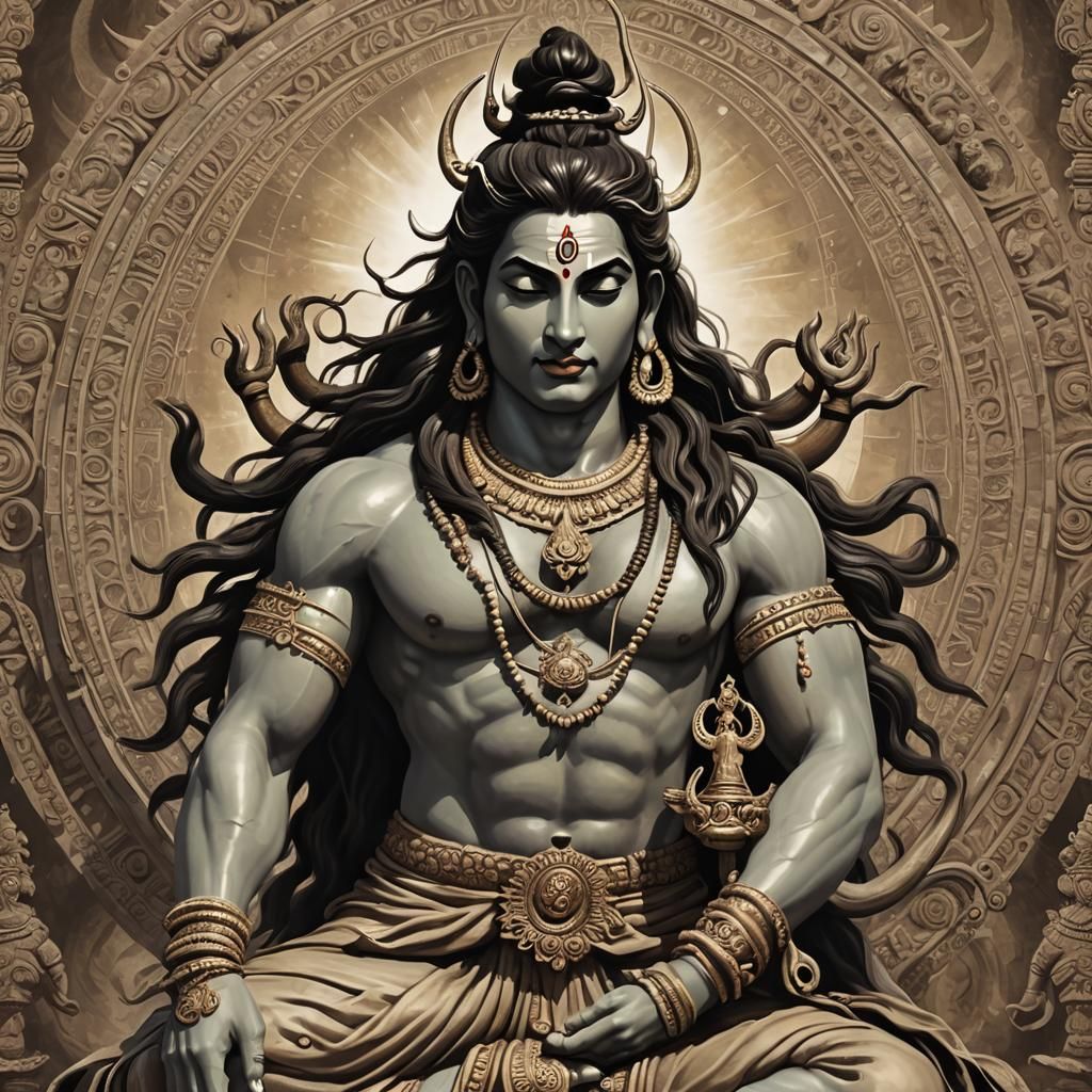 Majestic Lord Shiva: God of Destruction and Transformation