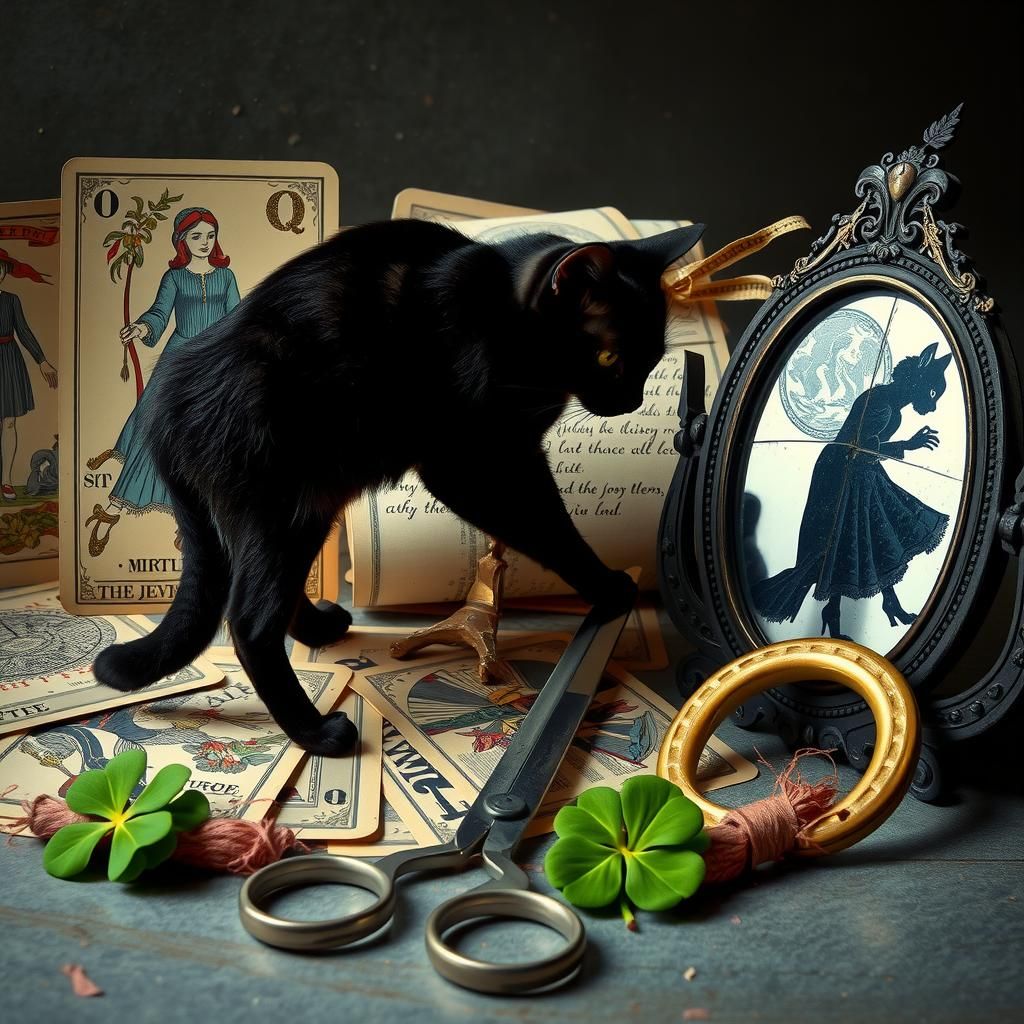 Superstitious collage 🍀✂️