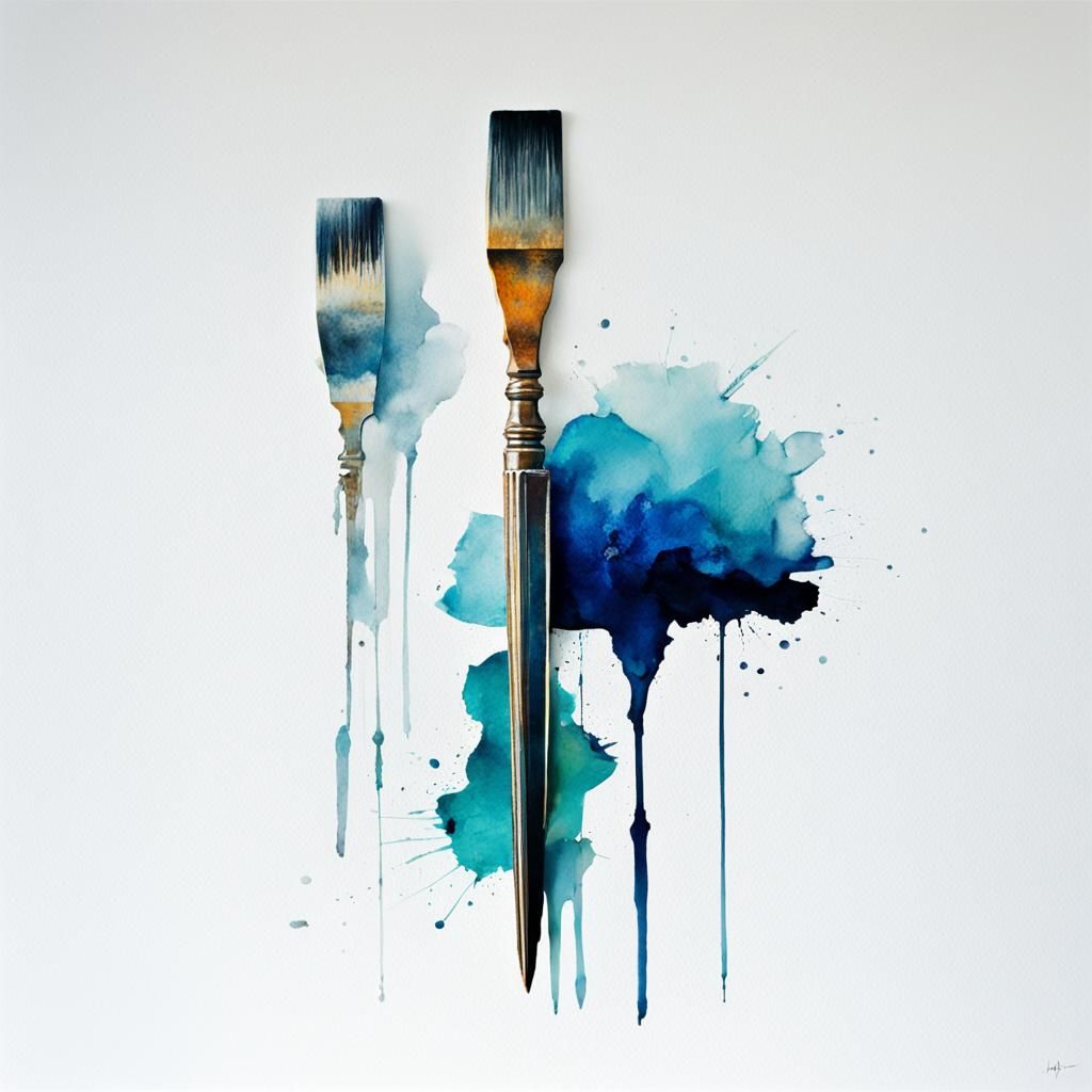 Keys in Minimalist Macro Photography with Acrylic Art