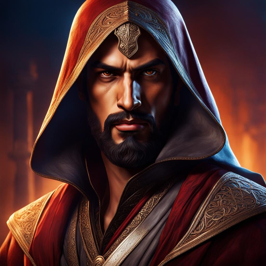 Hyperrealistic Vampire Portrait with Dramatic Lighting