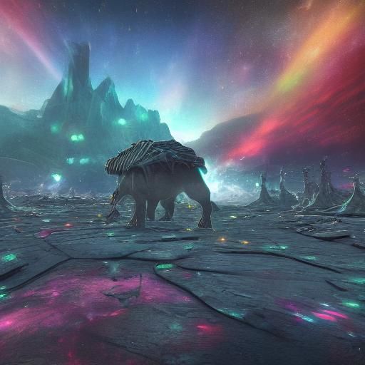 3D A.I. Android Triceratops Robot sd1.5 base