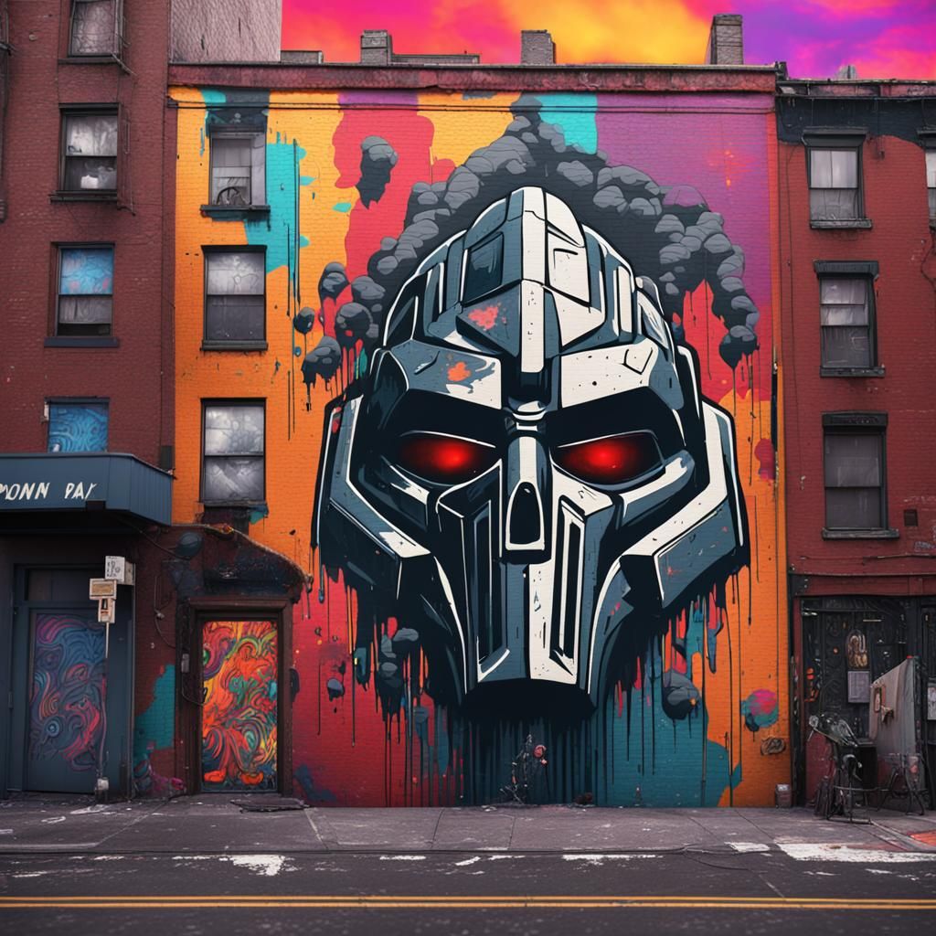 MF DOOM graffiti #3