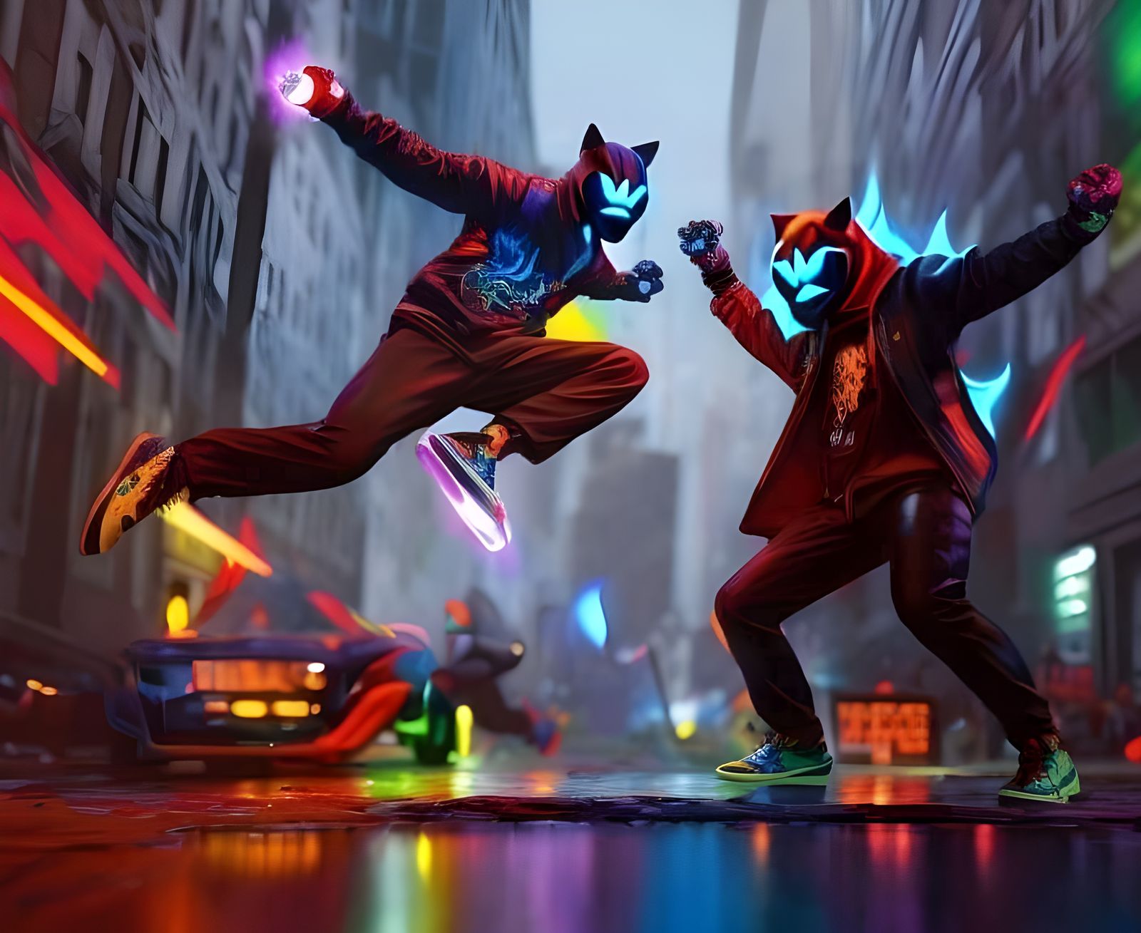 Breakdancing Cat Duels