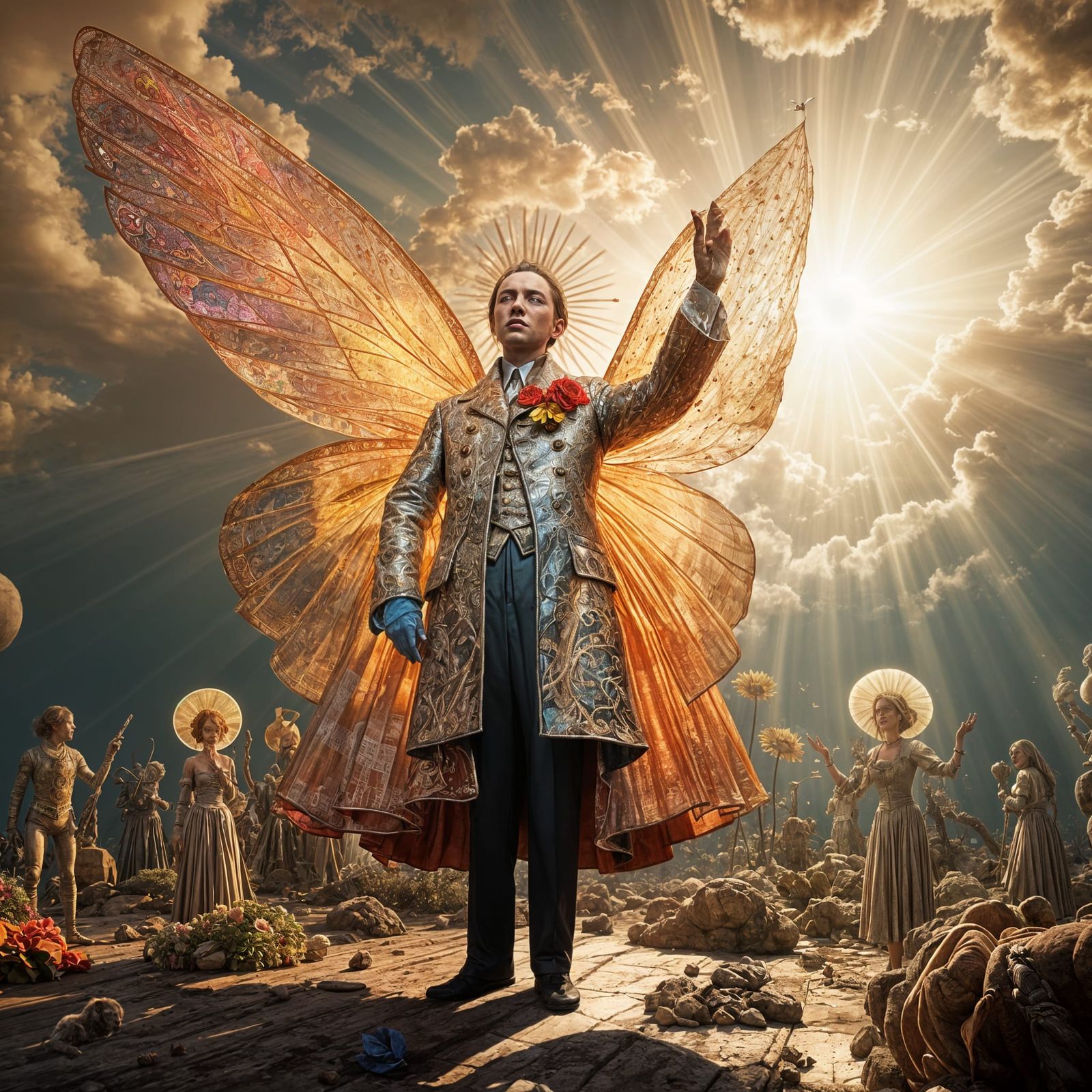 Magical Realism Abstract Art with Bizarre Elements