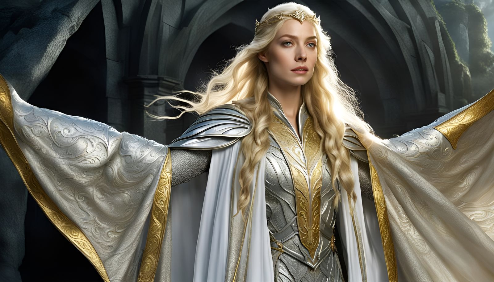 Morfydd Clark as Galadriel (V3), by Lord Elboron