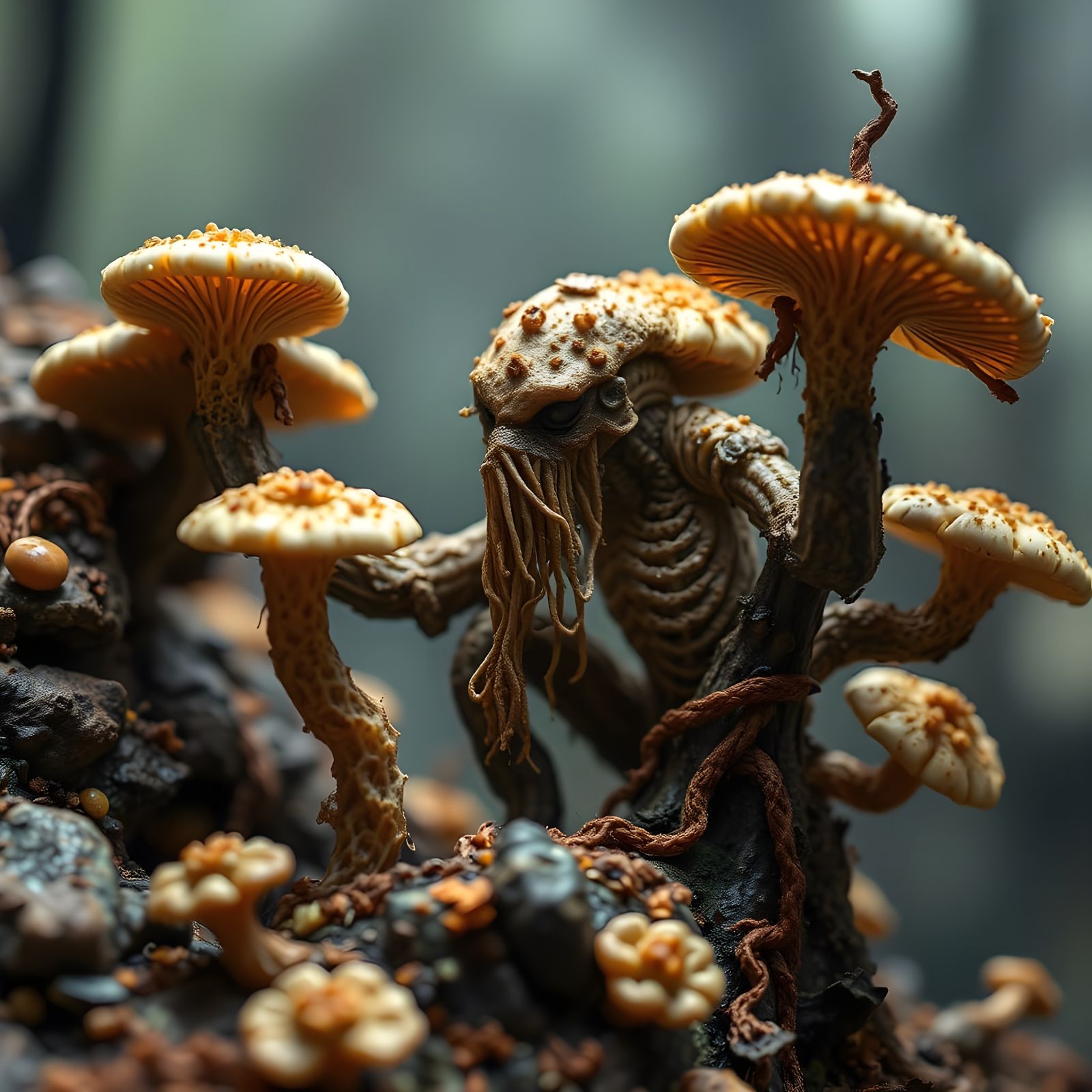 Fungus Man Infected by Cordyceps on Pandora